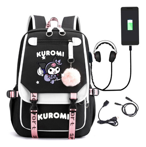 Bolsa De Hombro For Estudiantes Kurumi, Mochila Escolar Yuj