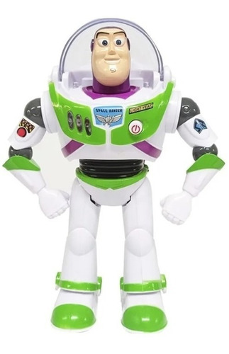 Imagen 1 de 5 de Buzz Lightyear, Juguete Camina Luz Y Sonido, Toy Story 26 Cm