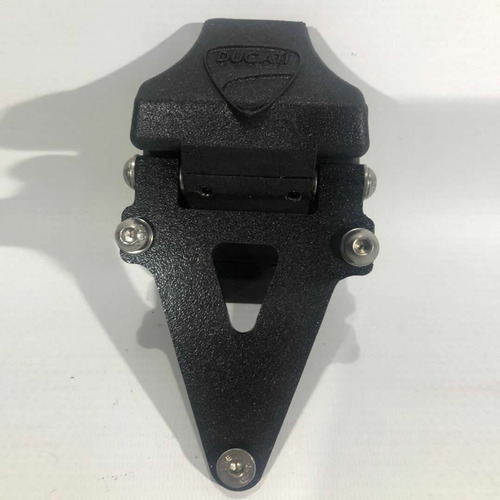 Imagen 2 de 5 de Portapatente Fender Rebatible Stg Ducati Panigale V4