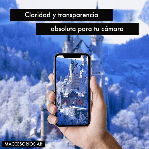 Imagen 4 de 9 de Vidrio Templado Para Cámara Compatible iPhone Varios Modelos