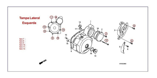 Kit Parafusos Allen Inox Crf 250f 19/... Completo 436 Peças