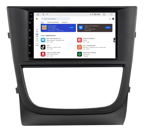 Multimidia Saveiro G5 2008/2012 Android 13 Carplay 64gb 7p