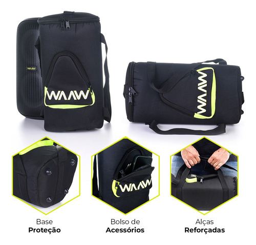Bolsa Case Capa Compatível Com Waaw By Alok Infinite 100 Top