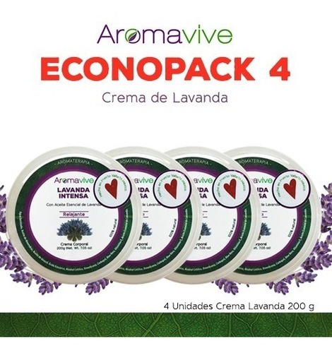 Econopack Crema De Lavanda Intensa Aromavive