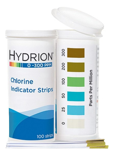 Hydrion Tiras Medicion Cloro 0-300 Ppm