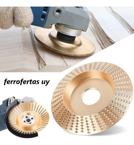 Imagen 8 de 10 de Set Disco Escofina Molienda X3 Plano Inclinado Angular Kit