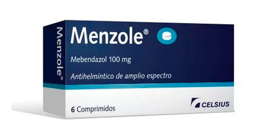 Menzole® X 6 Comprimidos (mebendazol)