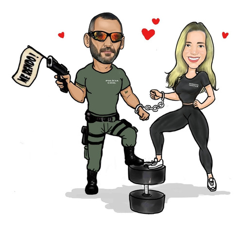 Caricatura Digital Personalizada  Só R$28  P/pessoa Compre