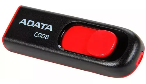 Memoria USB de 32 GB. 2.0 color negro/rojo Marca ADATA.