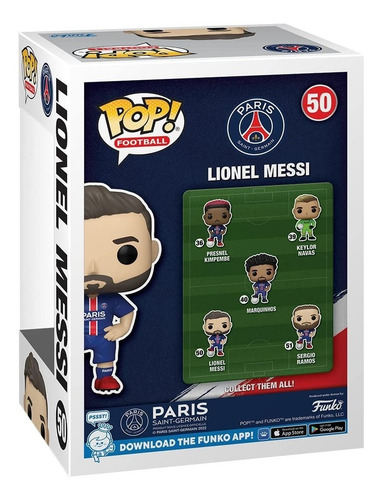 Funko Pop! - Football Paris Saint - Germain - Lionel Messi