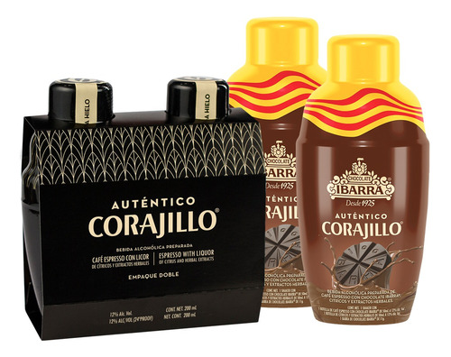 Duopack Auténtico Corajillo +  Corajillo X Ibarra 2 Piezas