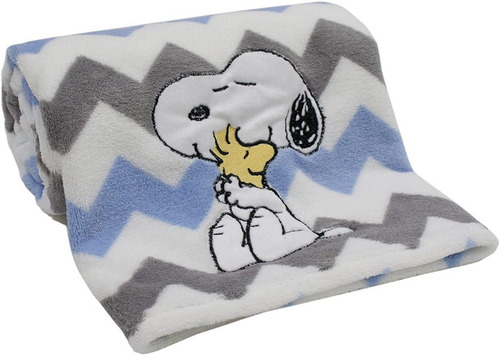 Cobija Snoopy 76x100cm Frazada Mantita Manta Calientita Bebé