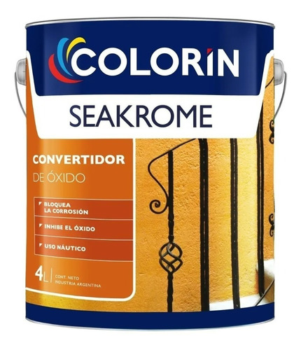 Seakrome Convertidor Colorin X 4 L Pintureria Don Luis Mdp