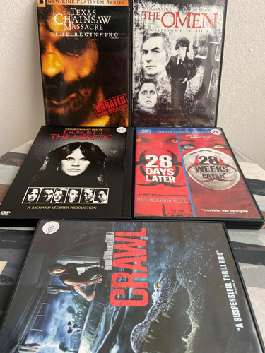 Lote Películas De Terror Dvd