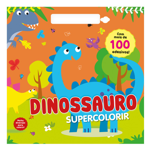 Supercolorir - Dinossauro, De Mammoth World. Editora Girassol, Capa Mole Em Português
