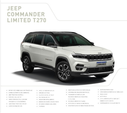Imagem 1 de 9 de Commander 1.3 T270 Turbo Flex Limited At6