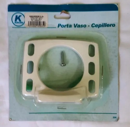 Portavaso Cepillero Para Baño