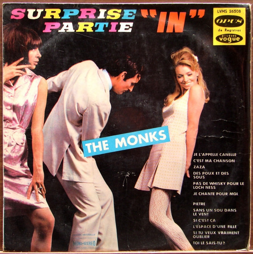The Monks - Surprise Partie  In  - Lp Vinilo Año 1966