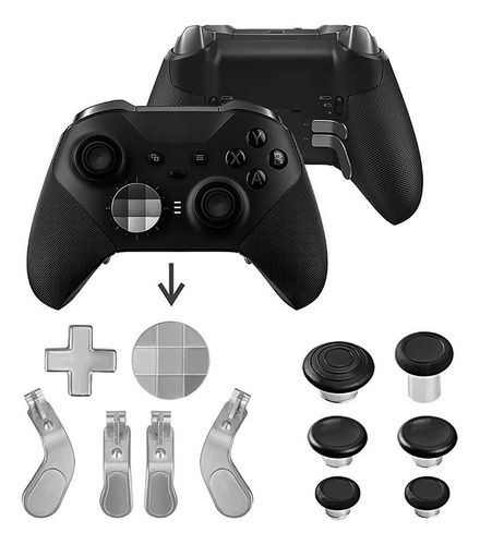 Botão Metal Thumbstick Paddle Triggers De Qualidade (s) Para