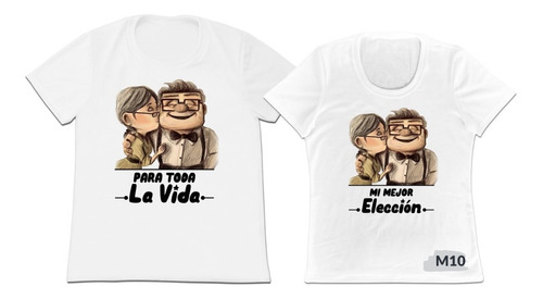 Camiseta Camisa Set 2 Para Pajeras Enamorados Novios Esposos