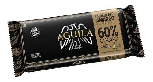 Chocolate Aguila 150g 60% Cacao Amargo Barata Lagolosineria
