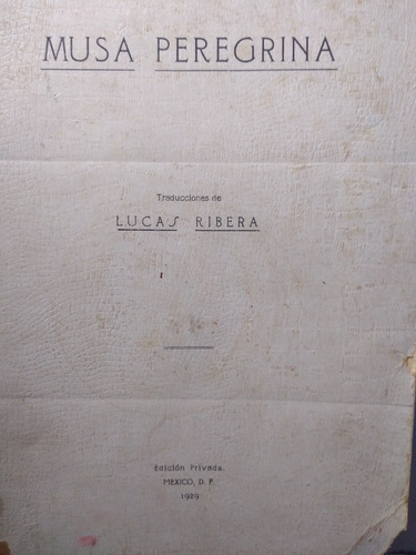 Musa Peregrina Lucas Rivera 1929