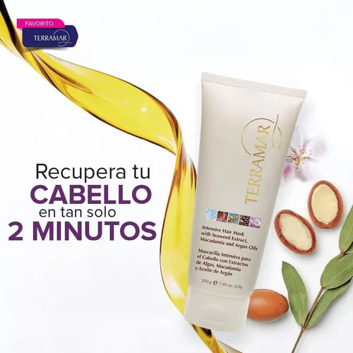 Mascarilla Intensiva Cabello Algas Macadamia Algas Terramar