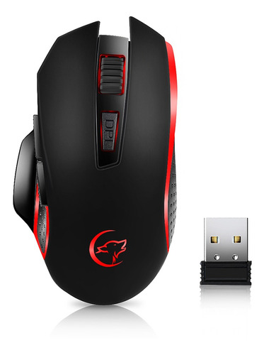 Mouse Óptico Gamer G821 Ajustável Sem Fio 2400dpi