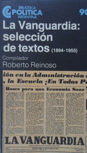 La Vanguardia Selección De Textos Roberto Reinoso