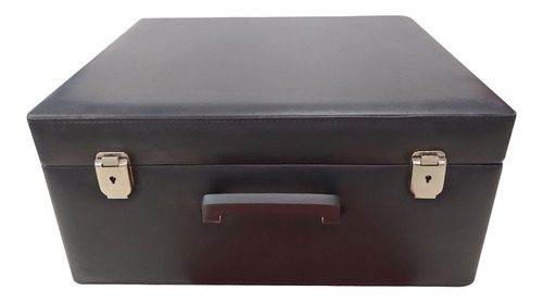 Imagen 3 de 9 de Maletín Caja Con Interior De Cuerina 47x44x22cm Outlet