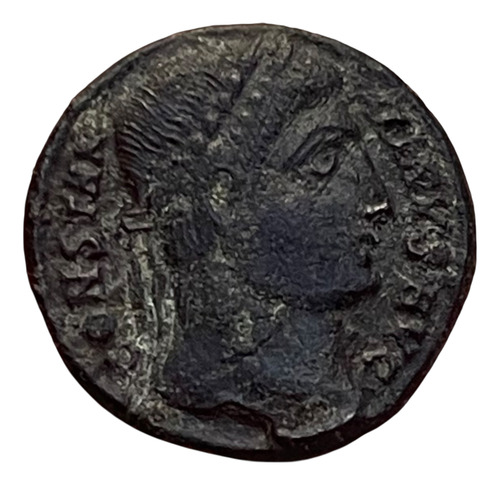 Moneda Imperio Romano Constantino I (324 Dc) Ae Folis. (Usado)
