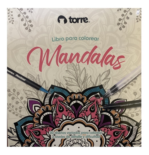 Mandalas - Libro Para Colorear - Torre