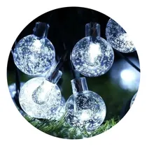 Comprar Guirnalda Deco Luces Bolita A Pila Calidas Kermese Navidad
