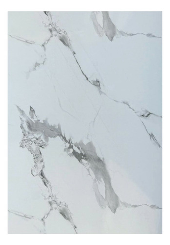 Panel Tipo Marmol Para Cocinas 4pz 60x120 Cm Inmatmex Color Blanco MÁRMOL 60X120