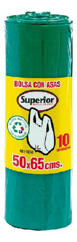 Bolsa Basura  50x65 Superior 10uni (3display)super