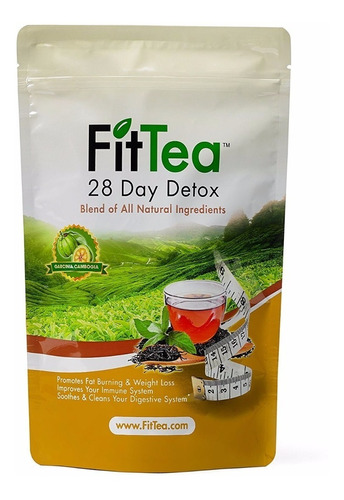 Fit Tea Detox 28 Dias Te Desintoxicante Original 100% Calif
