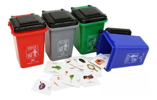 6x Camión De Basura Juguete Gestión De Residuos Reciclaje