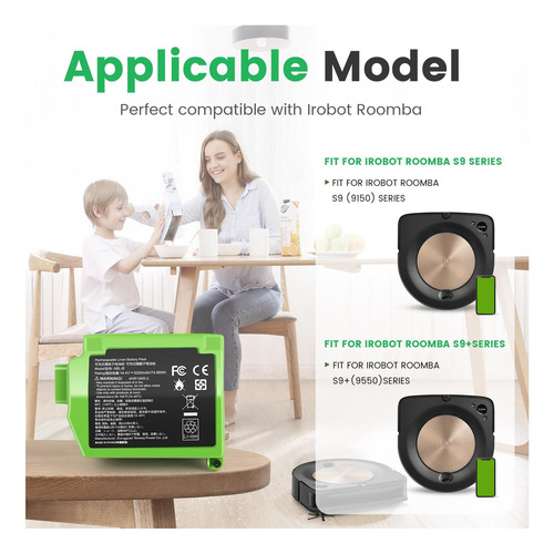 Treenb 52ah Irobot Roomba Battery Abl-b De
