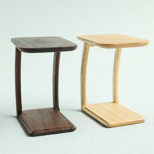 2 X 1/6 Mesa Auxiliar De Madera Hecha A Mano Muebles De