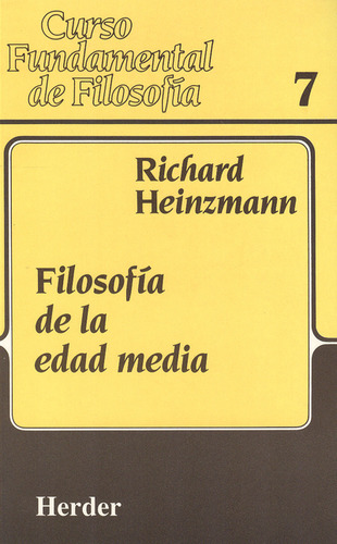 Libro Filosofía De La Edad Media. Curso Fundamental De Filos