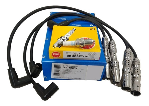 Kit Cables Delphi + Bujías Ngk 3 Electrodos Vw Golf 2.0 8v
