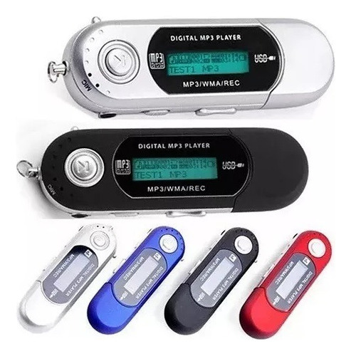 Reproductor Mp3 Digital Radio Fm Grabador De Voz 8 Gb