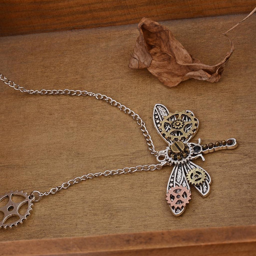 Collar Colgante En Forma De Pluma Los 7x4.5cm