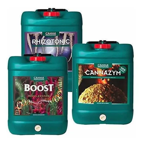 Fertilizante - Canna Boost, Cannazym, Rhizotonic Plant Addit