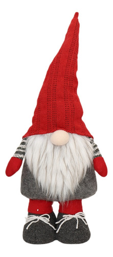 Tomte Sueco Hecho A Mano Con Forma De Duende Navideño Con Fo