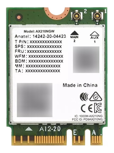 Wifi 6e Ax210 Amplía Wi-fi A 6ghz Con Bt 5.2 Tri-band Wifi 