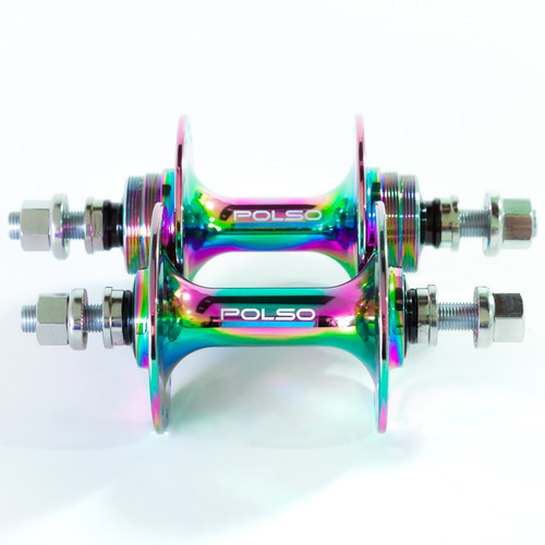 Maza Polso Tornasol Camaleón Fixie Fijo/fijo Rueda Bici Ss