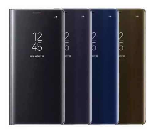 Case S-view Flip Cover Para Galaxy Note 8 Original Negro