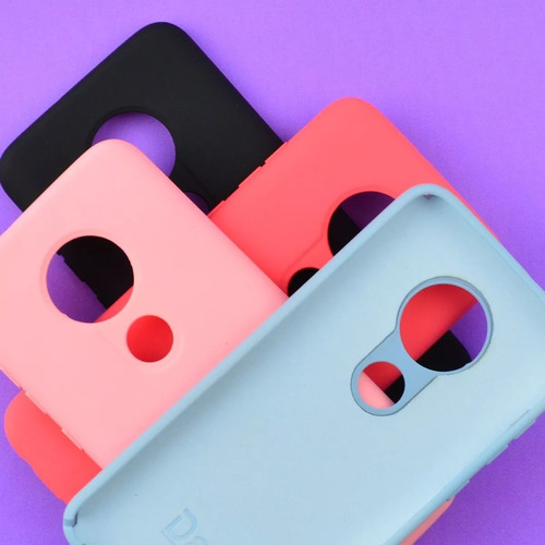 Funda De Silicona Compatible Con Motorola Moto G7 Y G7 Plus