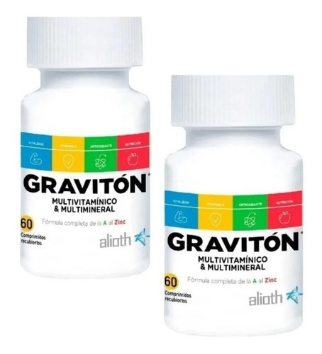 Gravitón Multivitamínico X 60 Combo X 2 Envases